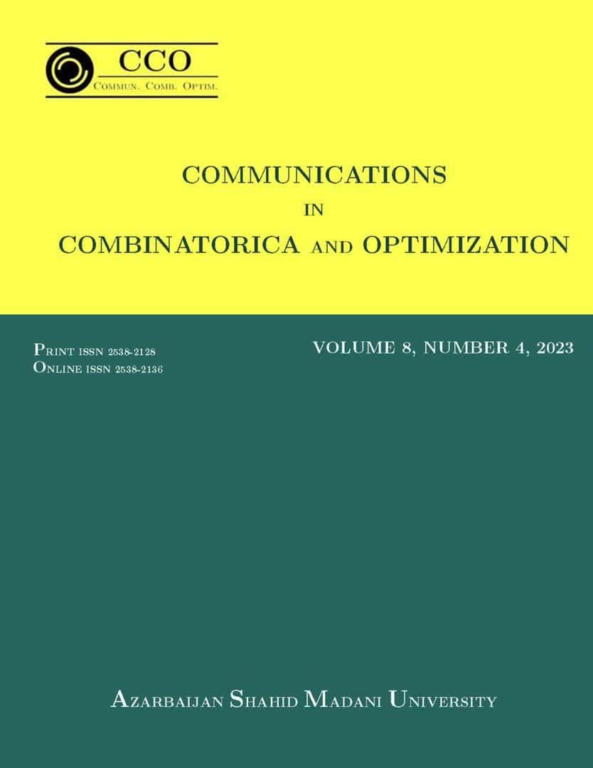 اعلام آمادگی مجله  The Communications in Combinatorics and Optimization در چاپ مقالات برگزیده